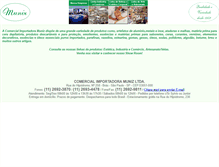 Tablet Screenshot of muniz.com.br